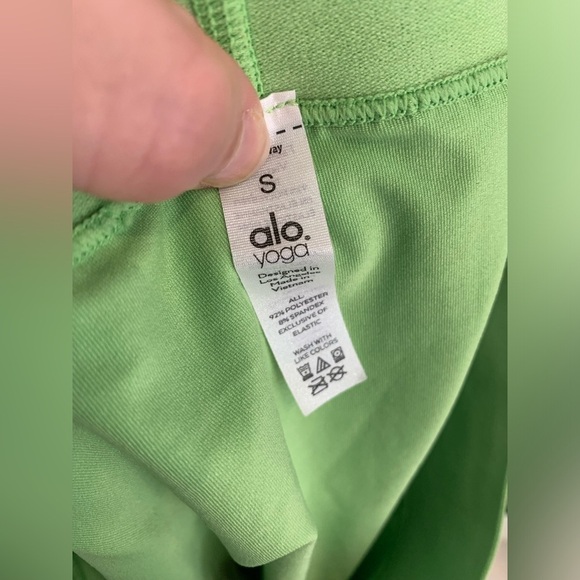 ALO Yoga Lime Green Mini Skirt - Picture 8 of 12